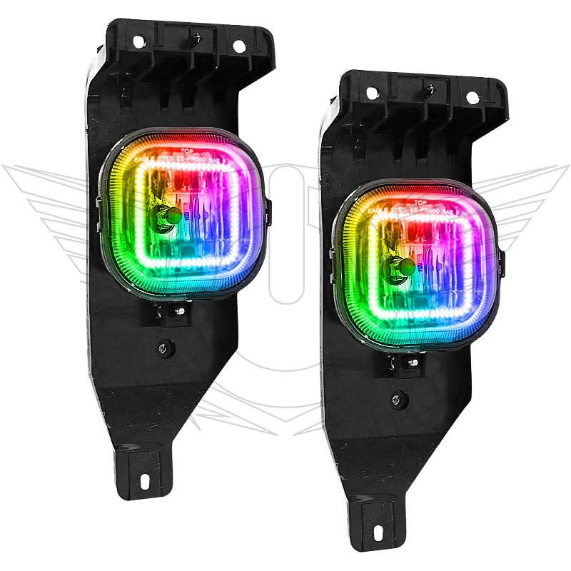 ORACLE Lighting Oracle Ford F-250/350 05-07 LED Fog Halo Kit - ColorSHIFT