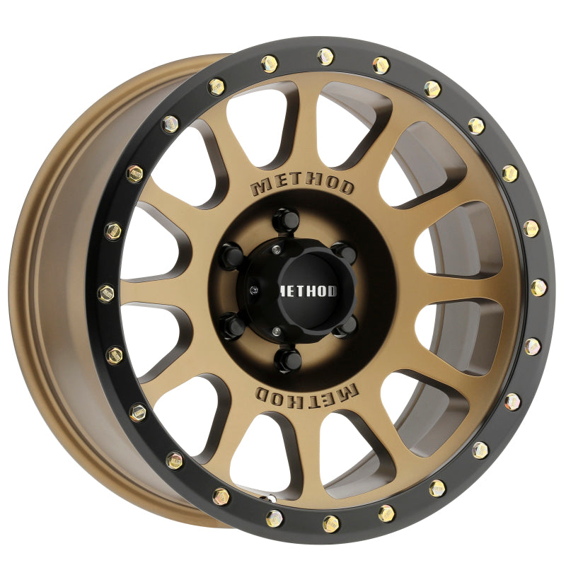 Method Wheels Method MR305 NV 17x8.5 0mm Offset 6x5.5 108mm CB Method Bronze/Black Street Loc Wheel