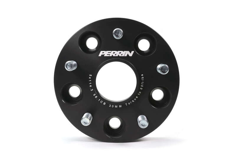 Perrin Performance PERRIN Subaru 30mm Wheel Spacers 5x114.3 BP w/56mm Hub - Black