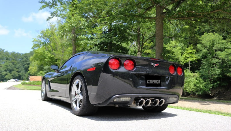 CORSA Performance Corsa 2005-2007 Chevrolet Corvette (C6) 6.0L/6.2L Polished Xtreme Axle-Back Exhaust w/4.5in Tips