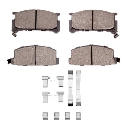 R1 Concepts R1 80-89 Subaru GLF Front Optimum OE Pads & Hardware Kit