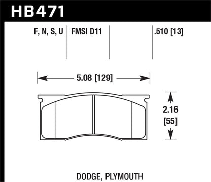 Hawk Performance Hawk HPS Street Brake Pads