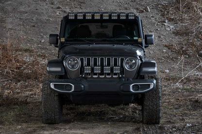 Diode Dynamics Jeep JL SS5 Pro CrossLink Windshield - Yellow Combo Lightbar Kit