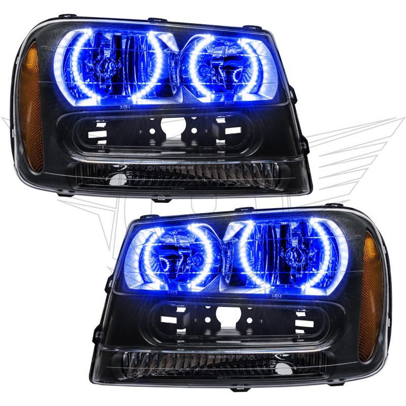 ORACLE Lighting Oracle 02-09 Chevrolet Trail Blazer LED Headlight Halo Kit - Blue