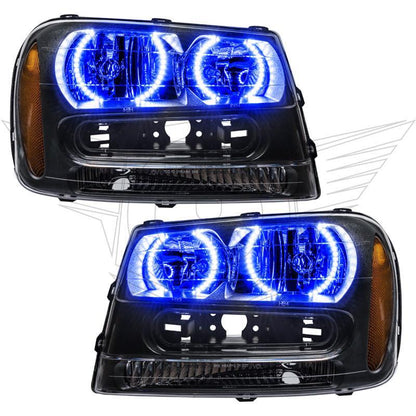 ORACLE Lighting Oracle 02-09 Chevrolet Trail Blazer LED Headlight Halo Kit - Blue