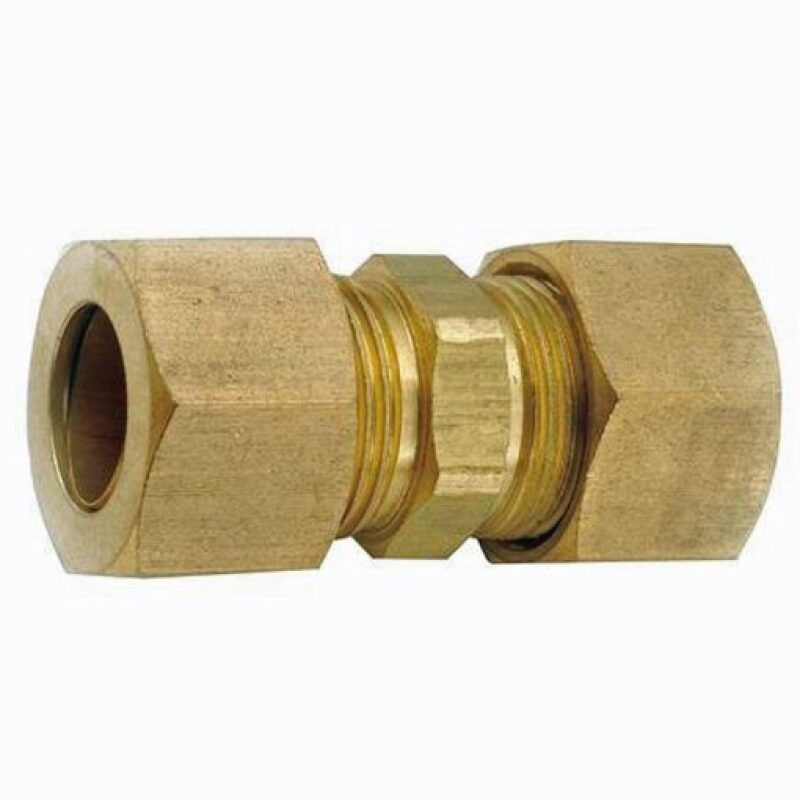 Kleinn Air Horns Kleinn Compression Coupler 1/4In OD Tubing to 1/4In OD Tubing