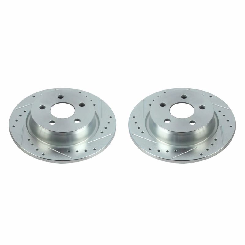 PowerStop Power Stop 18-20 Ford Transit Connect Rear Evolution Drilled & Slotted Rotors - Pair