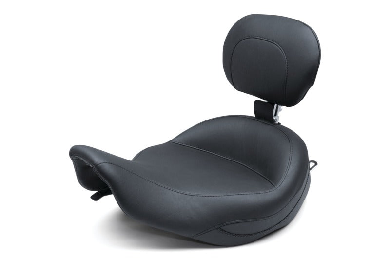 Mustang Motorcycle Mustang 97-07 Harley Rd King, 06-07 Str Glide, 00-05 Eagle Touring Solo Seat-Black