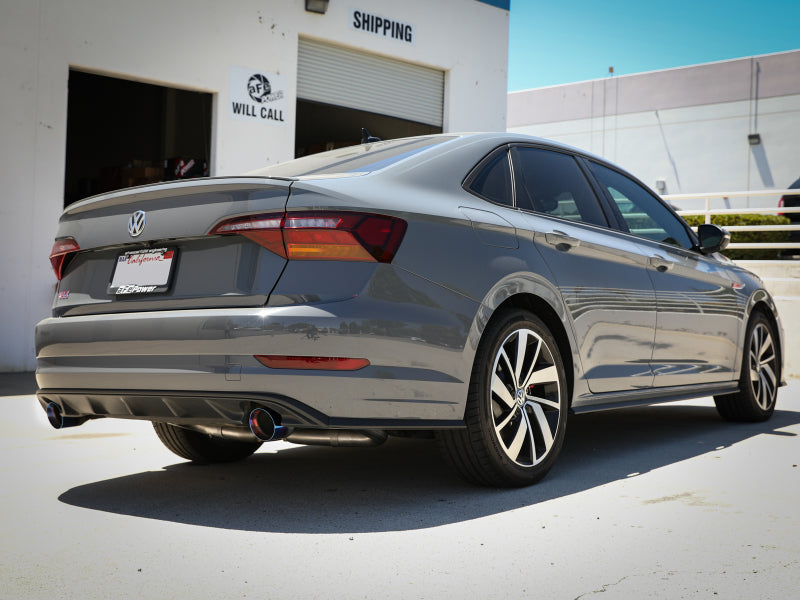 aFe 19-21 VW Jetta GLI (MKVII) L4-2.0L (t) MACH Force-Xp 304 SS Cat-Back Exhaust System Blue Tips