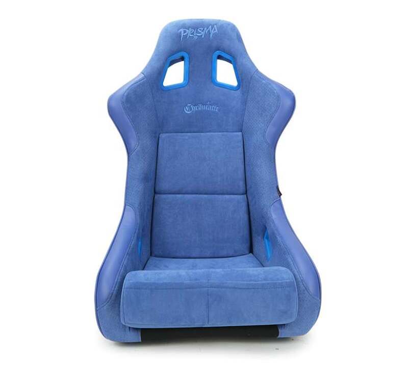 NRG FRP Bucket Seat (Medium) Prisma-Chromatic Royal Blue Vegan Suede w/ Chameleon Back