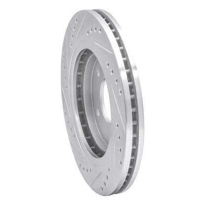 R1 Concepts R1 94-01 Buick Regal Front Right Drilled & Slotted Silver Brake Rotor