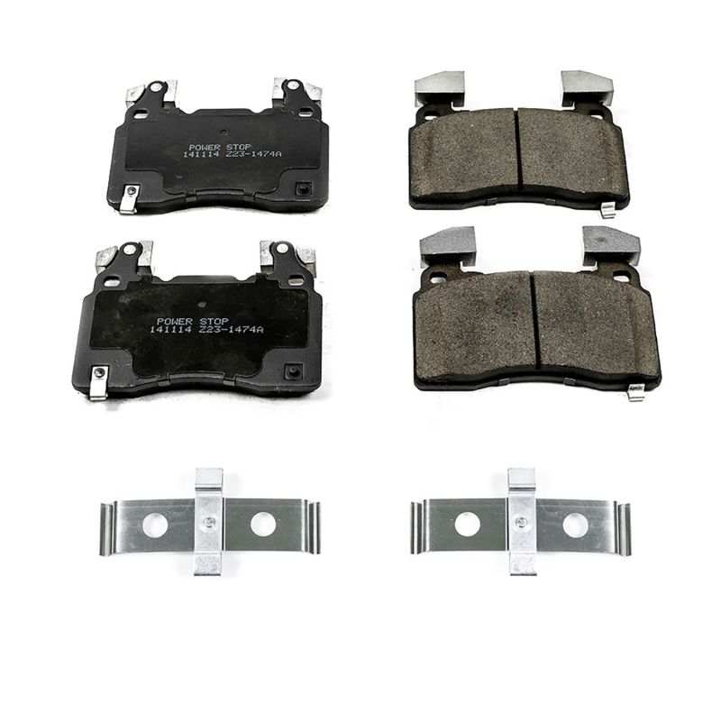 PowerStop Power Stop 15-19 Cadillac CTS Front Z17 Evolution Ceramic Brake Pads w/Hardware