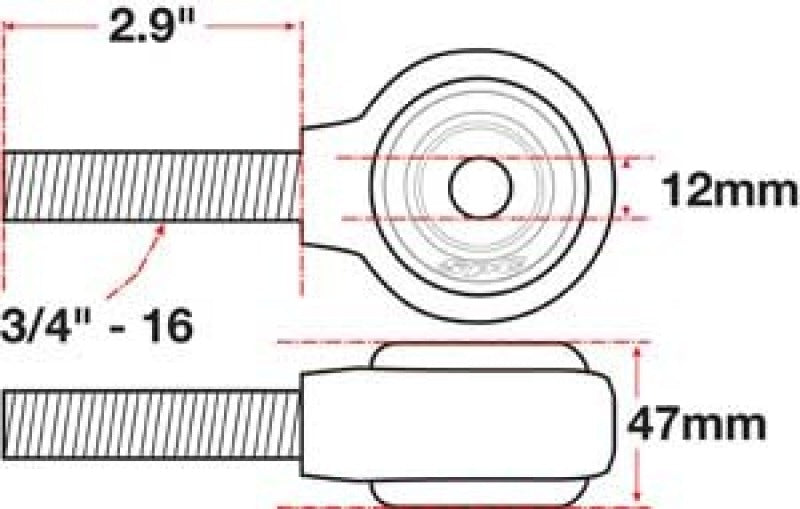 SPC Performance xAxis Rod End Ball Joint