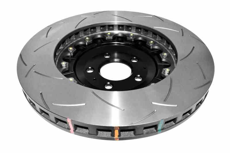 DBA 07-11 Audi S6 Front 5000 Series Slotted Rotor w/Black Hat