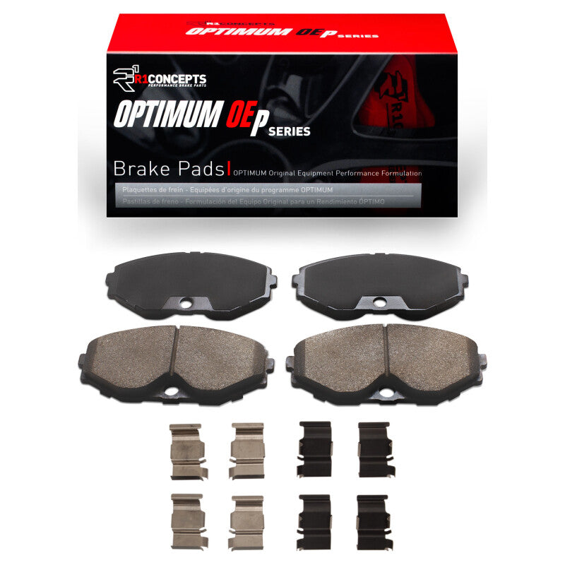 R1 Concepts R1 90-95 Infiniti Q45 Front Optimum OE Pads & Hardware Kit