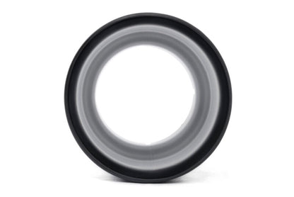 Dinan Double-Walled 4in Clamp-On Exhaust Tip - Black - 4in Outlet / 3in Inlet