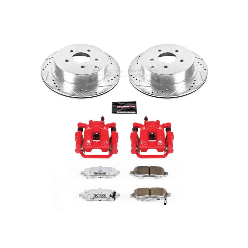 PowerStop Power Stop 03-08 Infiniti FX35 Rear Z26 Street Warrior Brake Kit w/Calipers
