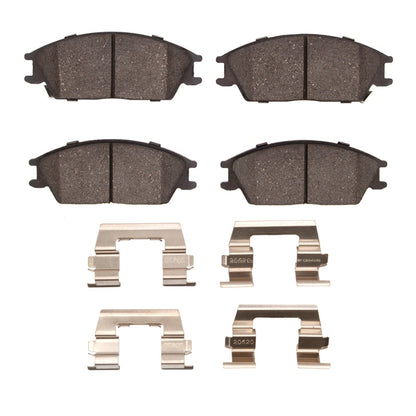 R1 Concepts R1 87-99 Hyundai Excel Front Optimum OE Pads & Hardware Kit