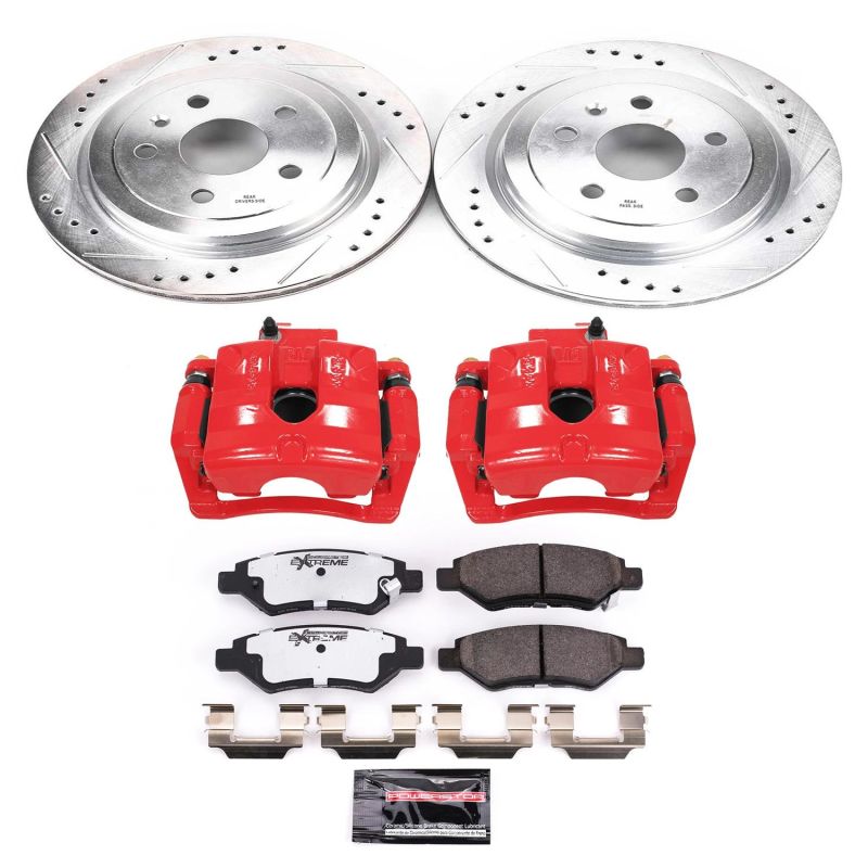 PowerStop Power Stop 10-15 Chevrolet Camaro Rear Z26 Street Warrior Brake Kit w/Calipers