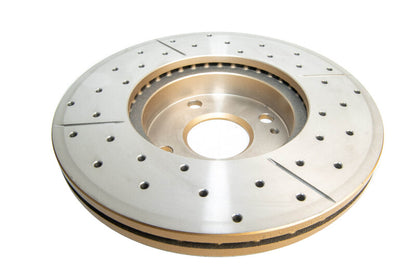 DBA 98 Mazda Protege (Front Caliper Cast No. 22-14) 1.8L Front Drilled & Slotted Street Series Rotor