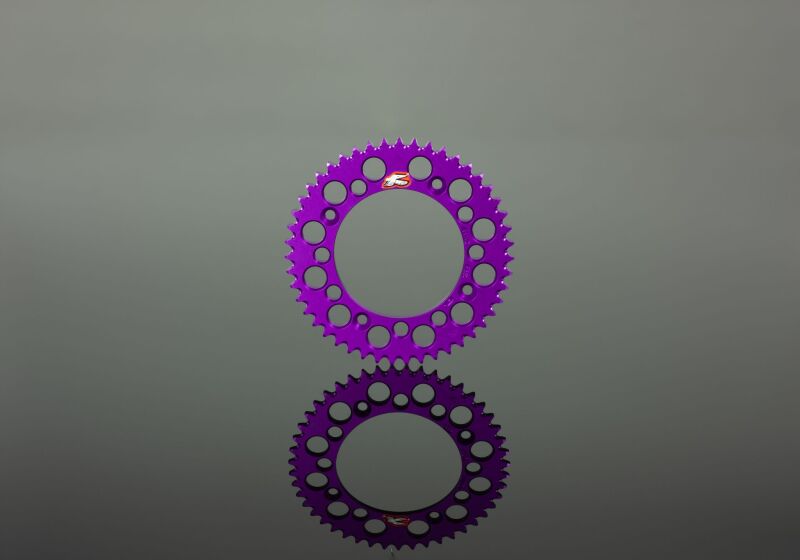 Renthal 20-24 KTM 125-450 SX/XC/SX-F/ Husq  Rear Sprocket - Grooved Purple 520-52 Teeth