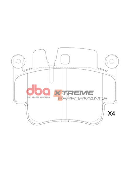 DBA 98-01 Porsche 911 Carrera 996 / 04-13 Porsche Carrera S 997 XP Performance Front/Rear Brake Pads