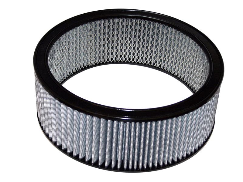aFe MagnumFLOW Air Filters Round Racing P5R A/F TOP Racer 14D x 3H (Blk/Blue)