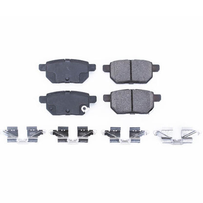 PowerStop Power Stop 09-10 Pontiac Vibe Rear Z17 Evolution Ceramic Brake Pads w/Hardware