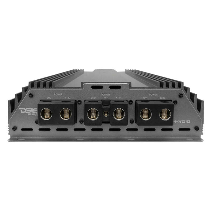DS18 1-Chnl Amp 18000 Burst/0.67ohm 10000/1ohm 5800/2ohm 3500/4ohm Watts RMS w/ Voltmeter Black