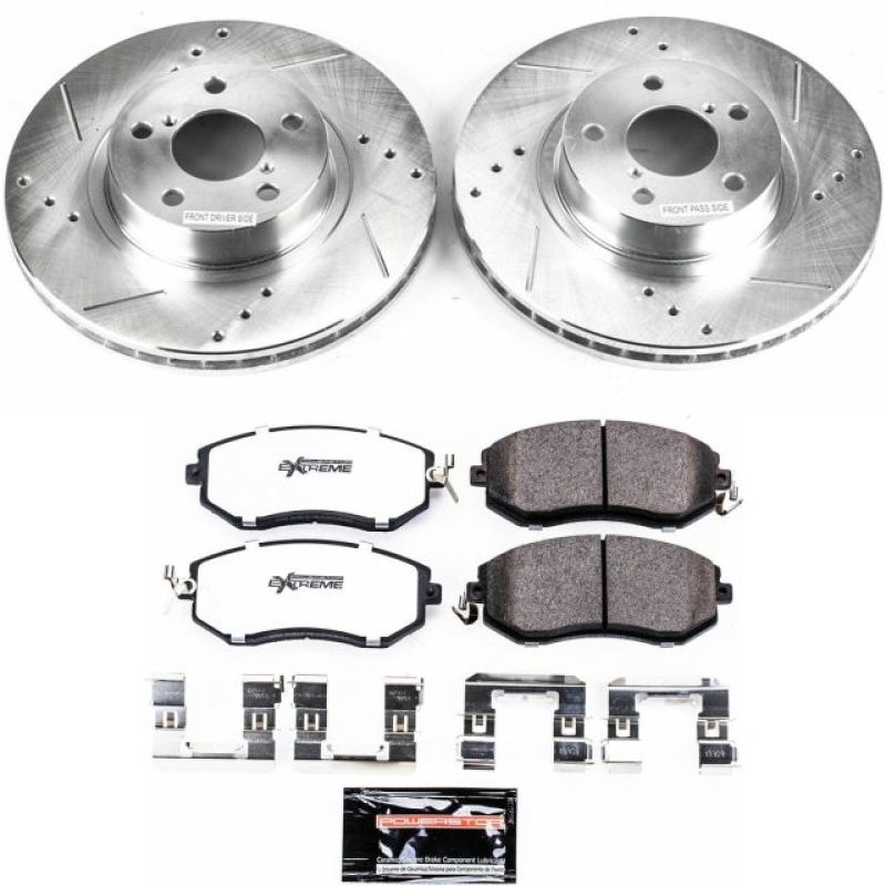 PowerStop Power Stop 13-16 Subaru BRZ Front Z26 Street Warrior Brake Kit