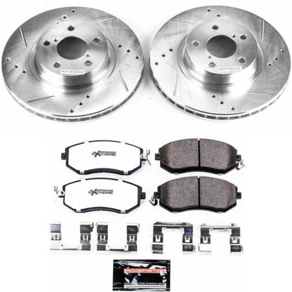 PowerStop Power Stop 13-16 Subaru BRZ Front Z26 Street Warrior Brake Kit