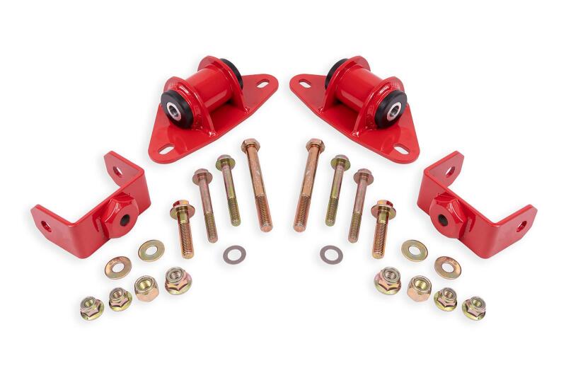 BMR Suspension BMR 14-19 Chevrolet Corvette Motor Mount Kit - Red