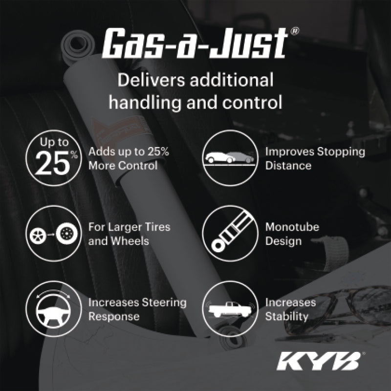 KYB 2020+ Ford F250 4WD (w/o Off Road Susp & Tremor Package) Gas-a-Just Gas Shock - Rear