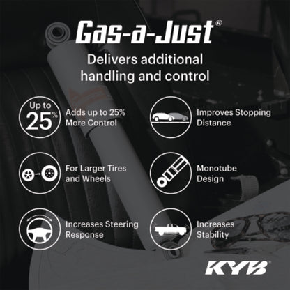 KYB 2020+ Ford F250 4WD (w/o Off Road Susp & Tremor Package) Gas-a-Just Gas Shock - Rear