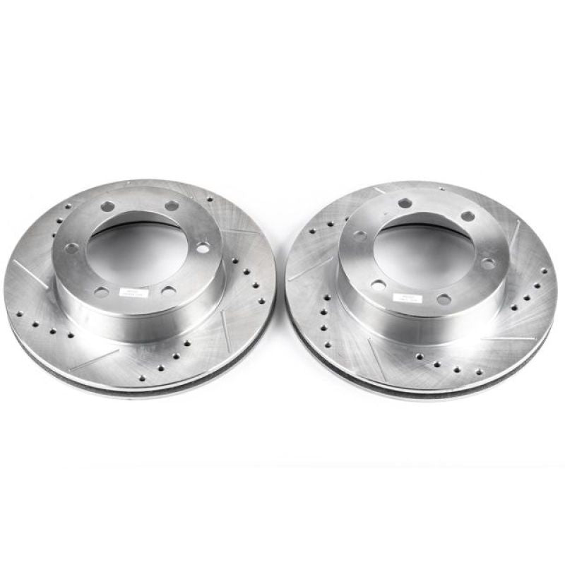 PowerStop Power Stop 96-02 Toyota 4Runner Front Evolution Drilled & Slotted Rotors - Pair