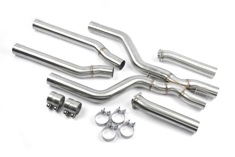 Dinan 24-26 BMW X5 M LCI/X6 M LCI (F95/F96) High Flow X-Pipe Exhaust - 3.25in - Stainless Steel