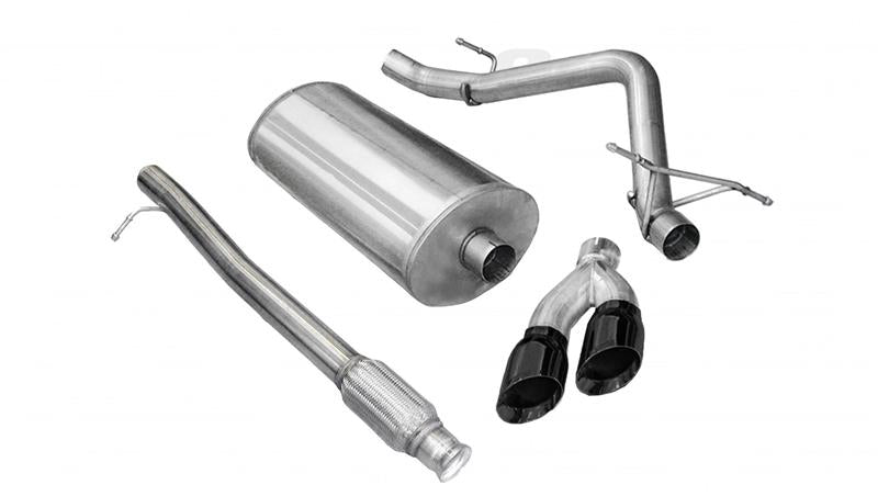 CORSA Performance Corsa 2010-2013 Chevrolet Silverado Crew Cab/Short Bed 1500 4.8L V8 Black Sport Cat-Back Exhaust