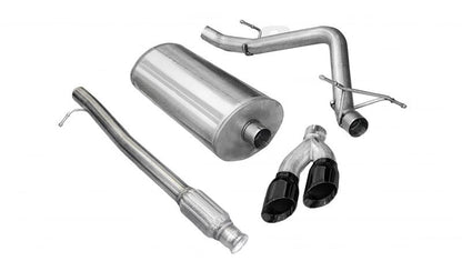 CORSA Performance Corsa 2010-2013 Chevrolet Silverado Crew Cab/Short Bed 1500 4.8L V8 Black Sport Cat-Back Exhaust