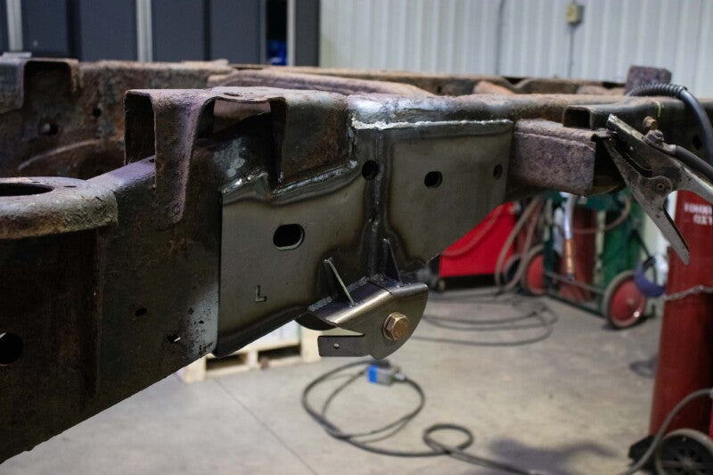 Rustbuster Forward Leaf Spring Mount Right Side