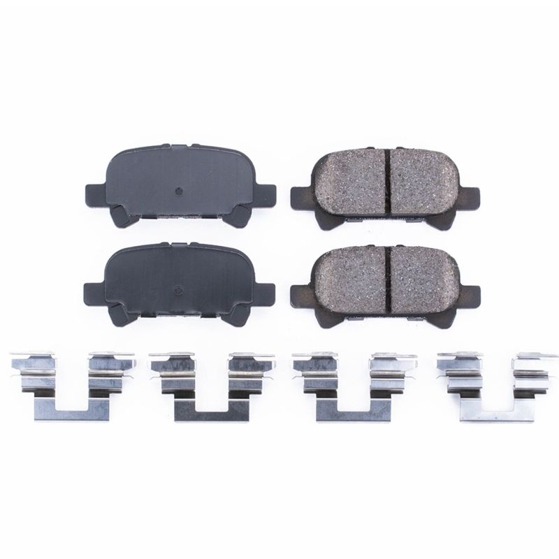 PowerStop Power Stop 00-07 Toyota Avalon Rear Z17 Evolution Ceramic Brake Pads w/Hardware