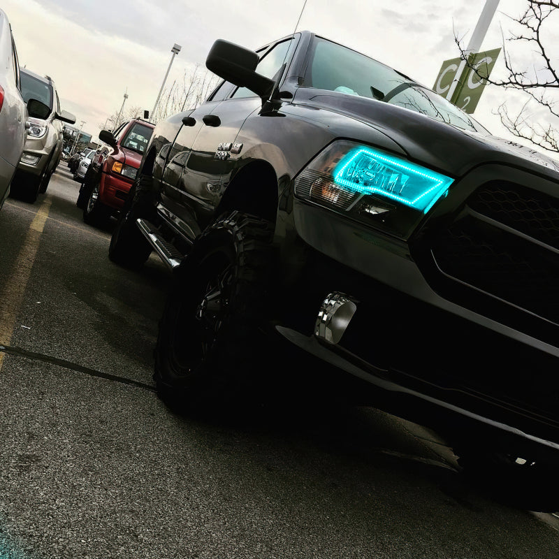 ORACLE Lighting Oracle Dodge Ram Sport 09-18 LED Headlight Halo Kit - ColorSHIFT w/o Controller