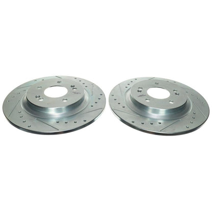 PowerStop Power Stop 2021 Kia Sorento Rear Drilled & Slotted Rotor (Pair)