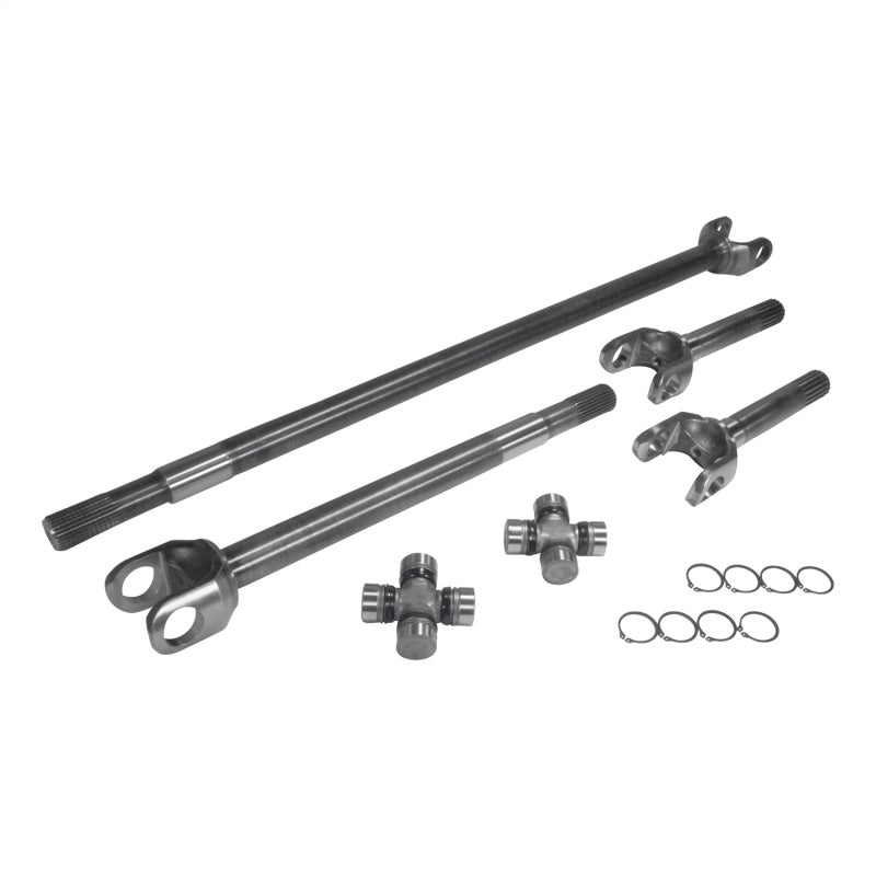 Yukon Gear & Axle Yukon Gear Front 4340 Chrome-Moly Replacement Axle Kit For 79-87 GM 8.5in 1/2 Ton Truck and Blazer