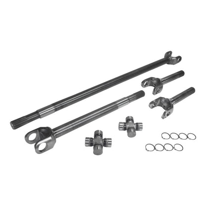 Yukon Gear & Axle Yukon Gear Front 4340 Chrome-Moly Replacement Axle Kit For 79-87 GM 8.5in 1/2 Ton Truck and Blazer