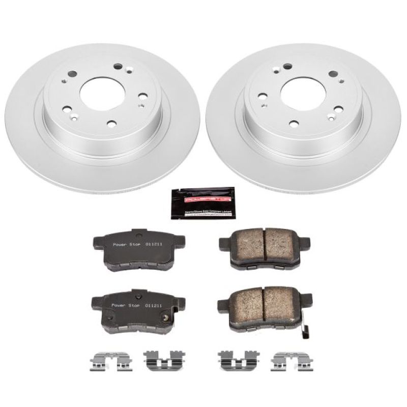 PowerStop Power Stop 09-10 Acura TSX Rear Z17 Evolution Geomet Coated Brake Kit