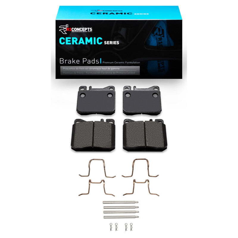 R1 Concepts R1 1979-1985 Mercedes-Benz 280SE Front R1 Ceramic Pads & Hardware Kit