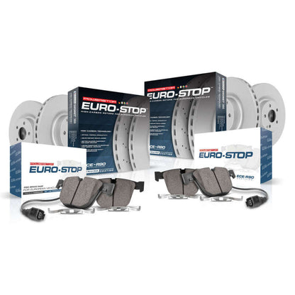 PowerStop Power Stop 04-06 Mercedes-Benz E500 Front and Rear Eurostop Brake Kit
