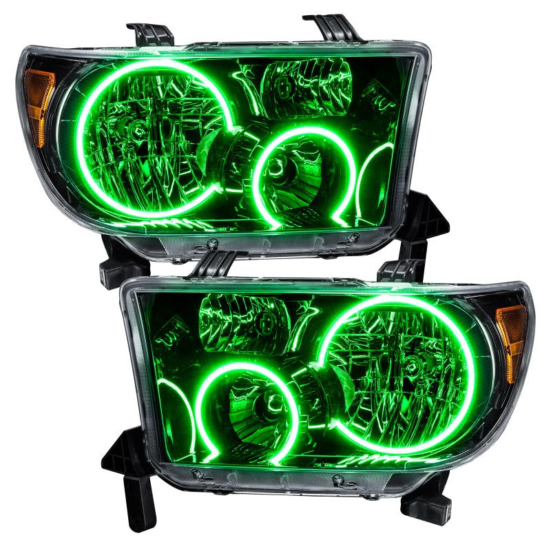 ORACLE Lighting Oracle 07-11 Toyota Tundra Pre-Assembled Headlights - Black Housing - w/ BC1 Controller