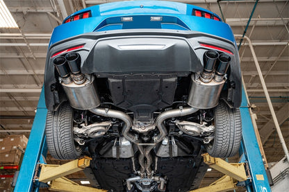 CORSA Performance Corsa 2024-2025 Ford Mustang V8 5.0L 3in Axle-Back Exhaust System w/ Twin 4in Black Straight Tips
