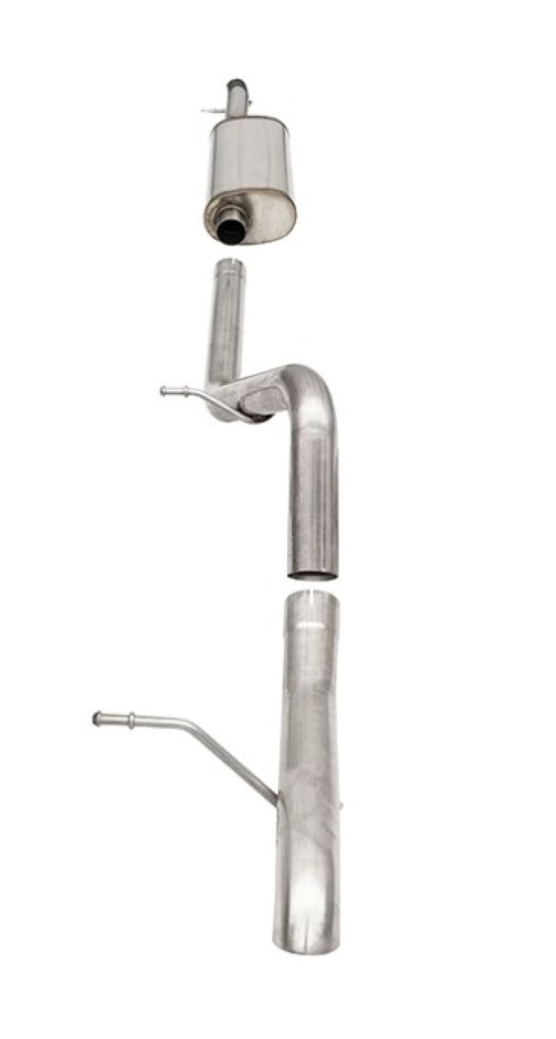 CORSA Performance Corsa 2007-2018 Jeep Wrangler JKU 3.6L Sport 2.75in Cat-Back Exhaust w/ Single 4in Tips